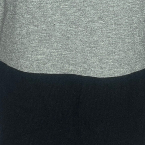 RAYA Sweater Womens XS‎ Gray Black Colorblock Cowl Neck Basic Neutral Minimalist - Picture 6 of 9